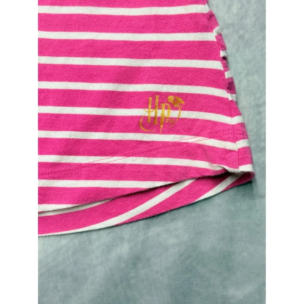 Mini Boden Harry Potter Hedwig Owl Striped Dress Pink Girls 11-12Y